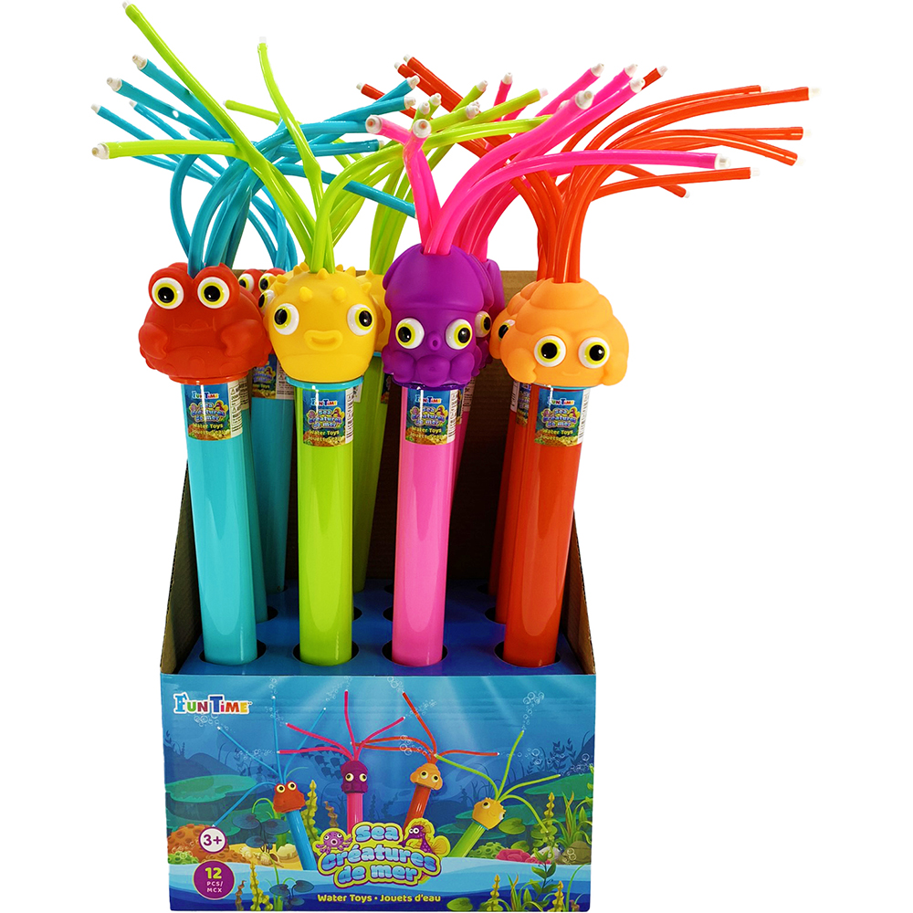 Image Jouets d'eau Créatures de la mer, 4 couleurs assorties